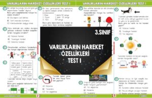 3.Sınıf Varlıkların Hareket Özellikleri