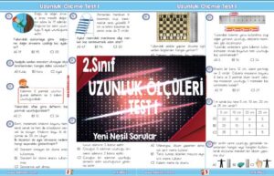 2.Sınıf Uzunluk Ölçüleri Sorular